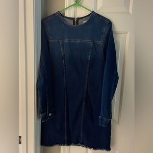 Women’s Calvin Klein Denim Stretch Dress. Retro Style with Stretch